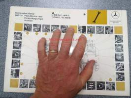 Mercedes-Benz L 406 G / L 408 G O 309 D / O 309 B 865-1F Schmierplan / Voitelukaavio