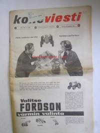 Koneviesti 1962 nr 5 -mm. Viljakuivurit  1962 toimintaperiaatteet kuvakatsauksena, Kolme 