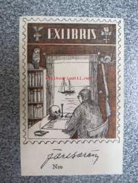Ex Libris ?+ -kirjanomistajan merkki