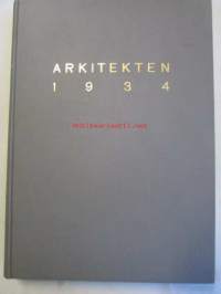 Arkitekten årgång XXXI 1934 -sidottu vuosikerta