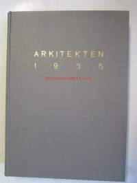 Arkitekten årgång XXXII 1935 -sidottu vuosikerta