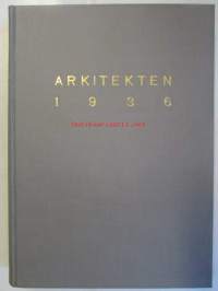 Arkitekten årgång XXXIII 1936 -sidottu vuosikerta