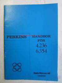 Perkins 4.236, 6.354 handbok -käyttöohjekirja ruotsiksi