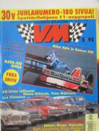 Vauhdin Maailma 1995 nr 5 -mm. Formula 1 Argentiina Mika Salo ykköseen yllättäjä, F1 noppapelin säännöt, Damon Hill tuleva mestariko, Sprint & KRC opas,