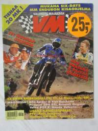 Vauhdin Maailma 1996 nr 7 -mm. Formula 1 Espanja ja Kanada GP:t, ITC Helsinki, Rata-SM Hämeenlinna ja Alastaro, Indy 500 & U.S. 500, Motocross-MM Heinola,