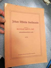 Johan Vilhelm Snellmanin täyttäessä seitsemänkymmentäviisi vuotta 12.5.1881 -juhlakirja