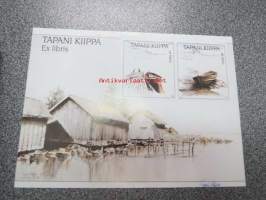 Ex Libris Tapani Kiippa 2 kpl arkilla -kirjanomistamerkki