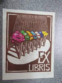Ex Libris Valeria -kirjanomistamerkki