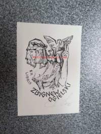 Ex Libris Zbignew Ogielski -kirjanomistamerkki