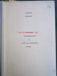 Schörling Waggonbau - käsikirja yleiskonelaustaa ja M-TTV IIn rakennetta varten (lakaisukone - käyttöohjekirja), Lisänä Strömlaufplan oheismoottorin sähkökaavio.