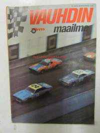 Vauhdin Maailma 1972 nr 12 -mm. Kun pelin nimi on Stock-Car, Saammeko esitellä Kari Grönberg, Weberit vireeseen, Mikroilu isienkin harrastus, Porsche mukaan