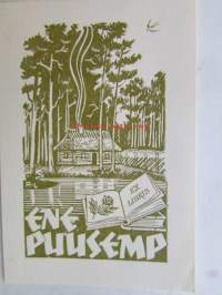 Ex Libris Ene Puusemp -kirjanomistajamerkki