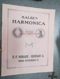Kalbe´s Harmonica -huuliharppuluettelo