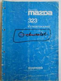 Mazda 323 vm 1977--> -kytkentäkaavio