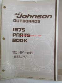 Johnson Outboard 1975 parts book 115 hp -varaosaluettelo, katso tarkemmat mallitiedot kuvasta