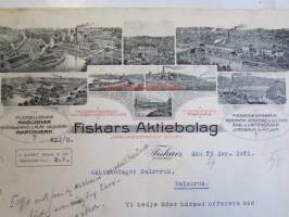 Fiskars Aktiebolaget, tarjous, 23 decemberr 1921 -asiakirja