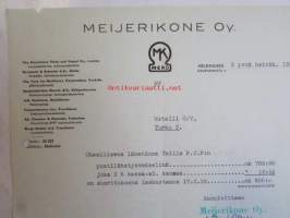 Meijerikone Oy. Helsingissä, 3. heinäkuuta1939 19 -asiakirja