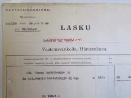 Vaatetusvarikko, Hämeenlinna maaliskuun 30.1940 -asiakirja