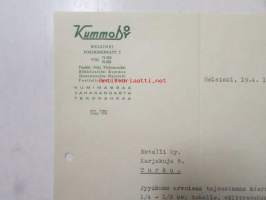 Kummos Oy, Helsinki 19.4. 1947 -asiakirja