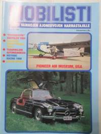 Mobilisti 1990 nr 1 -Lehti vanhojen autojen harrastajille, sisällysluettelo löytyy kuvista.