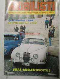 Mobilisti 1993 nr 5 -Lehti vanhojen autojen harrastajille, sisällysluettelo löytyy kuvista.