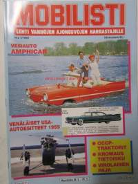 Mobilisti 1993 nr 1 -Lehti vanhojen autojen harrastajille, sisällysluettelo löytyy kuvista.
