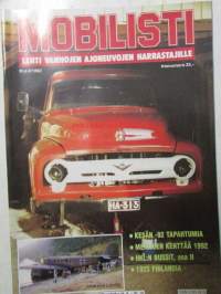 Mobilisti 1992 nr 4 -Lehti vanhojen autojen harrastajille, sisällysluettelo löytyy kuvista.