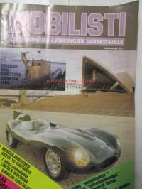 Mobilisti 1992 nr 1 -Lehti vanhojen autojen harrastajille, sisällysluettelo löytyy kuvista.