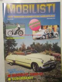 Mobilisti 1994 nr 5 -Lehti vanhojen autojen harrastajille, sisällysluettelo löytyy kuvista.