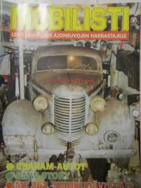 Mobilisti 1994 nr 1 -Lehti vanhojen autojen harrastajille, sisällysluettelo löytyy kuvista.