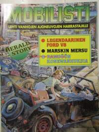 Mobilisti 1995 nr 2 -Lehti vanhojen autojen harrastajille, sisällysluettelo löytyy kuvista.