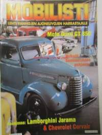Mobilisti 1998 nr 5 -Lehti vanhojen autojen harrastajille, sisällysluettelo löytyy kuvista.