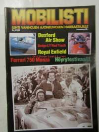 Mobilisti 1998 nr 6 -Lehti vanhojen autojen harrastajille, sisällysluettelo löytyy kuvista.
