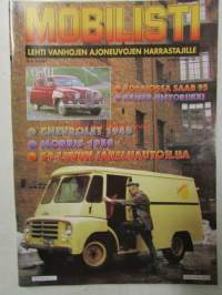 Mobilisti 1997 nr 1 -Lehti vanhojen autojen harrastajille, sisällysluettelo löytyy kuvista.