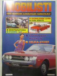 Mobilisti 1996 nr 3 -Lehti vanhojen autojen harrastajille, sisällysluettelo löytyy kuvista.
