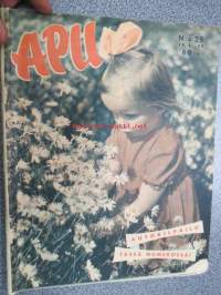 Apu 1959 nr 25, sis. mm. seur. artikkelit / kuvat / mainokset; Isä pelasti perheensä hukkumiselta - lennonjohtaja Osmo Rautavaaran urotyö, Yleisurheilun