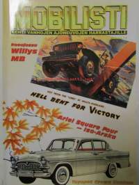 Mobilisti 2003 nr 1 -Lehti vanhojen autojen harrastajille, sisällysluettelo löytyy kuvista.