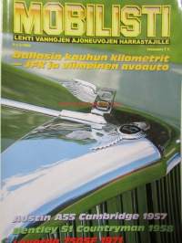 Mobilisti 2003 nr 6 -Lehti vanhojen autojen harrastajille, sisällysluettelo löytyy kuvista.
