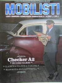 Mobilisti 2007 nr 6 -Lehti vanhojen autojen harrastajille, sisällysluettelo löytyy kuvista.