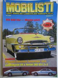 Mobilisti 2002 nr 4 -Lehti vanhojen autojen harrastajille, sisällysluettelo löytyy kuvista.