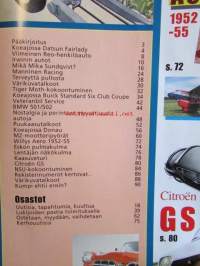 Mobilisti 1999 nr 1 -Lehti vanhojen autojen harrastajille, mm. Irwinin autot, sisällysluettelo löytyy kuvista.