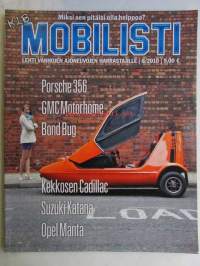 Mobilisti 2010 nr 8 -Lehti vanhojen autojen harrastajille, sisällysluettelo löytyy kuvista.