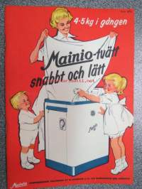 Mainio-tvätt snabbt och lätt - Mainio 60 tvättmaskinnens bruksanvisning -käyttöohjekirja