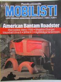 Mobilisti 2011 nr 7, Dodge Charger ’67, Mercedes-Benz 170D ’49 sisällysluettelo löytyy kuvista.