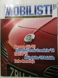 Mobilisti 2006 nr 5 -Lehti vanhojen autojen harrastajille, sisällysluettelo löytyy kuvista.