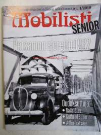 Mobilisti Senior, 2010 nr 1 -Lehti vanhojen autojen harrastajille, sisällysluettelo löytyy kuvista.