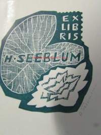 Ex Libris H. Seeblum -kirjanomistamerkki
