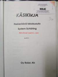 System Schörling itsekeräävä lakaisuauto M-TTV V -Käsikirja