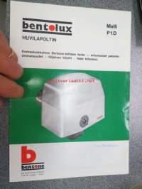 Bentolux P1D huvilapoltin / öljypoltin -myyntiesite