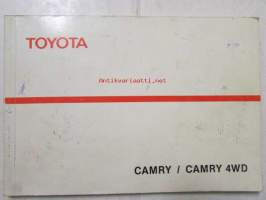 Toyota Camry / Camry FWD -Omistajan käsikirja